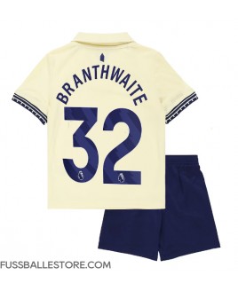Günstige Everton Jarrad Branthwaite #32 Auswärts Trikotsatzt Kinder 2025-26 Kurzarm (+ Kurze Hosen)